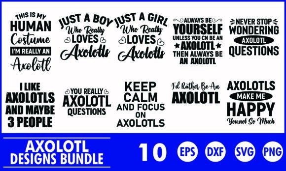 Axolotl T-Shirt Designs & Graphics Review
