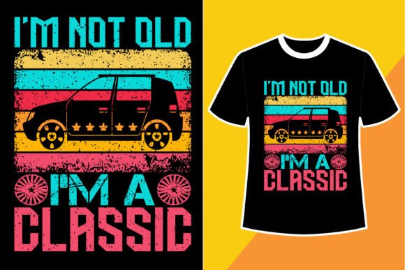 Car Illustration T-shirt Design 15 Graphics Review
