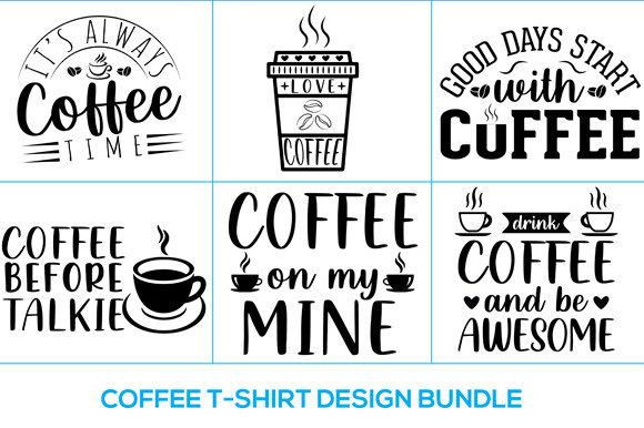 Coffee T-Shirt Graphics & Designs Bundle Review
