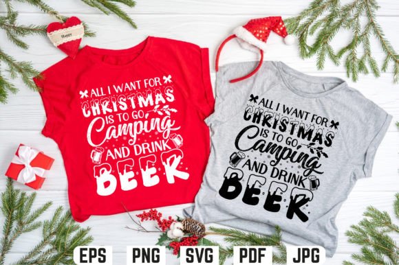 Drink Beer Christmas T-shirt Design Review