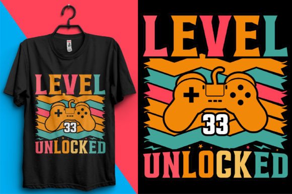Gaming T-shirt Design Graphics & T-Shirt Designs