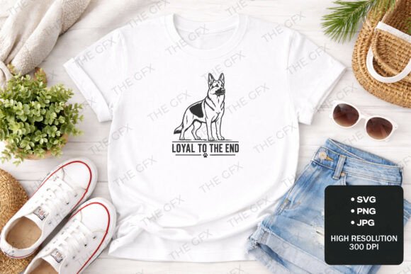 German Shepherd T-Shirt Design: Graphics & Apparel