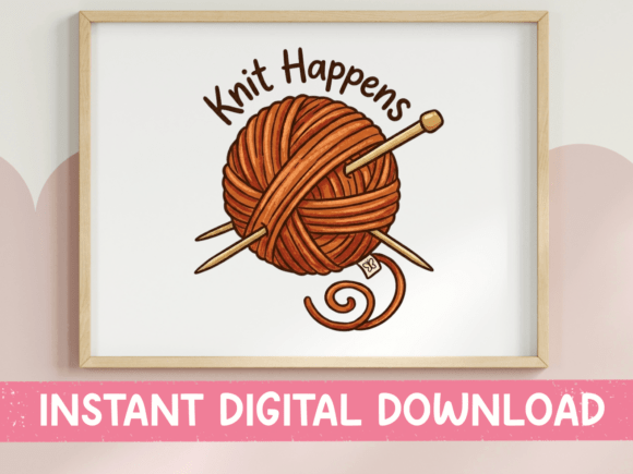 Knit Happens Graphics for T-Shirt Designs
