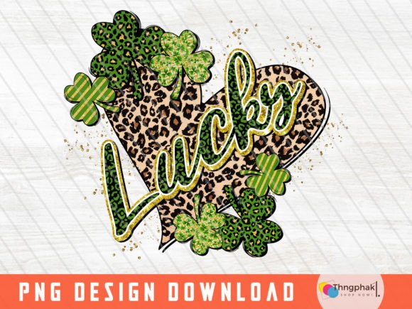 Lucky Sublimation Design PNG: Graphics & T-Shirt Designs