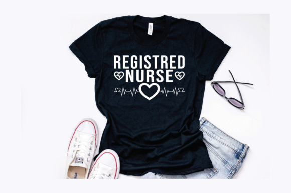 Registered Nurse Graduated Design: Graphics & T-Shirt Designs