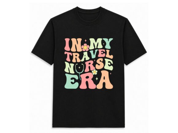 Retro Nurse T-Shirt Design Graphics Review